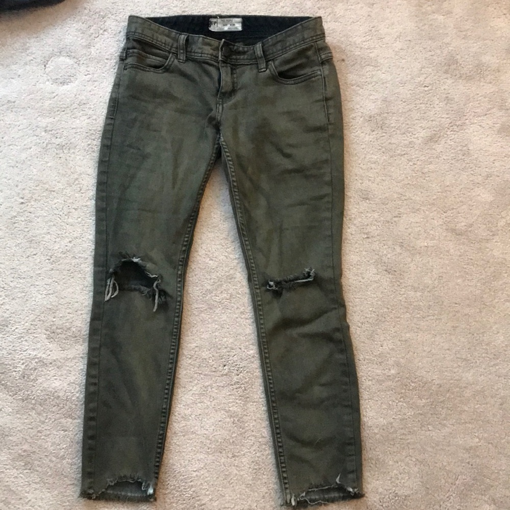 Free People Destroyed Crop